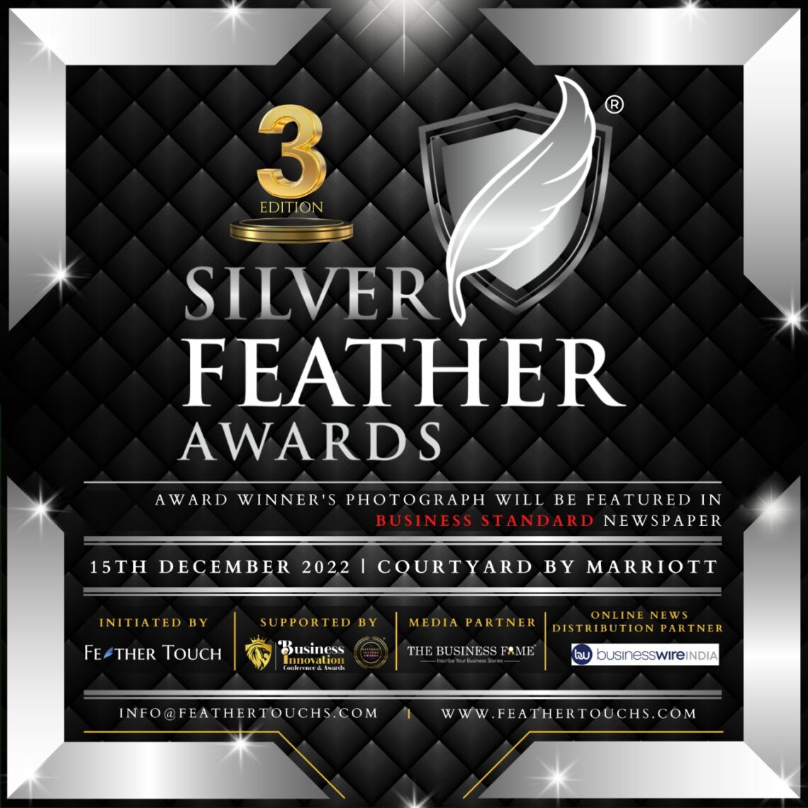 Silver Feather Awards by Feather Touch Business Solutions.