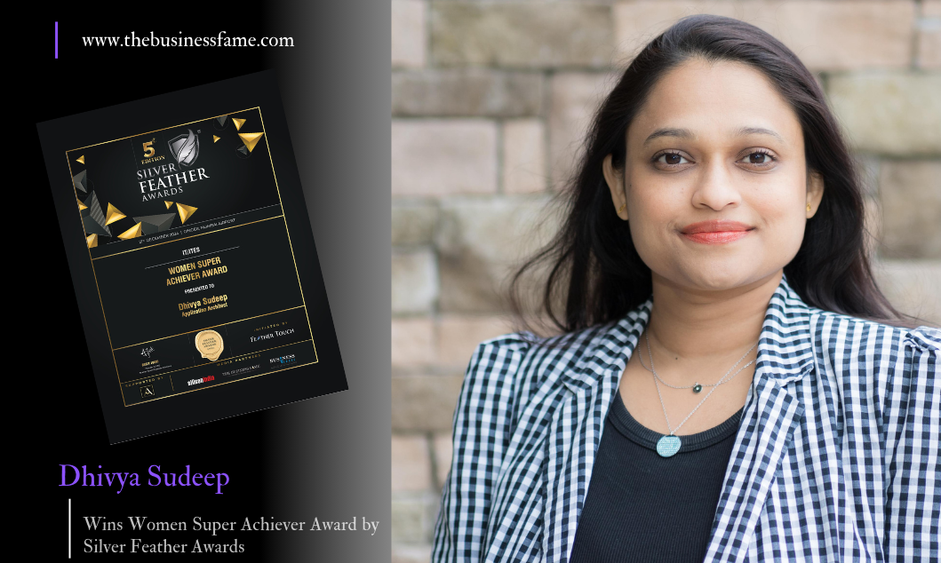 Dhivya Sudeep Wins Women Super Achiever Award by Silver Feat...