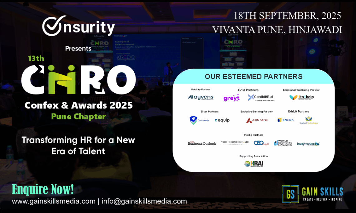 13th CHRO Confex & Awards 2025 – Pune chapter.